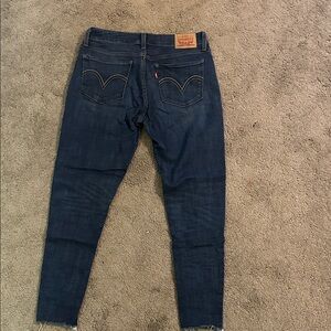 Levi's women's Dark Indigo Skinny Jeans